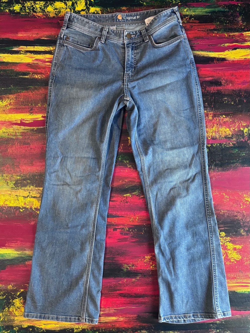Carhartt Women’s Rugged Flex Original Fit Bootcut Jeans 6 Short